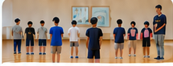 年少リーダー発会式の様子